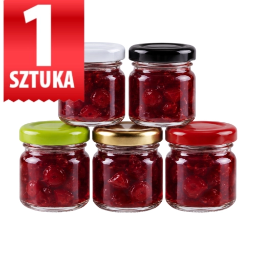 Miniaturowy słoik szklany Regalo 40 ml fi 43