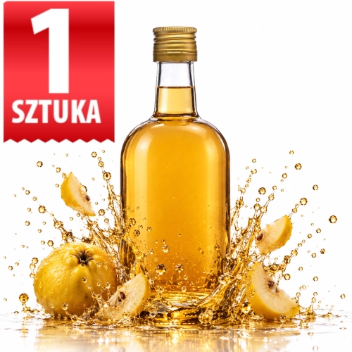 Butelka szklana Bruno 500 ml na nalewki, whisky i koniak, gwint fi 31,5 mm