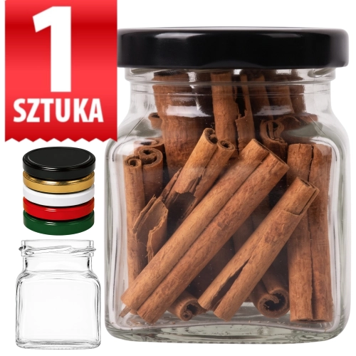 Słoik szklany Zeus 120 ml  na przyprawy miód przetwory 