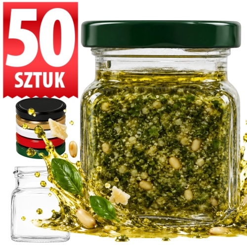 Słoik szklany Zeus na przyprawy, przetwory i miód 120 ml fi 53 — 50 szt