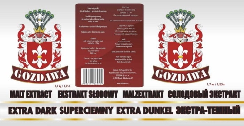 Ekstrakt słodowy płynny superciemny 1,7 kg do piwa