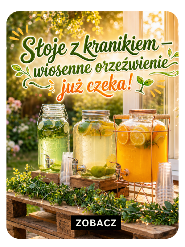 Słoje z kranikiem Malinowynos.pl