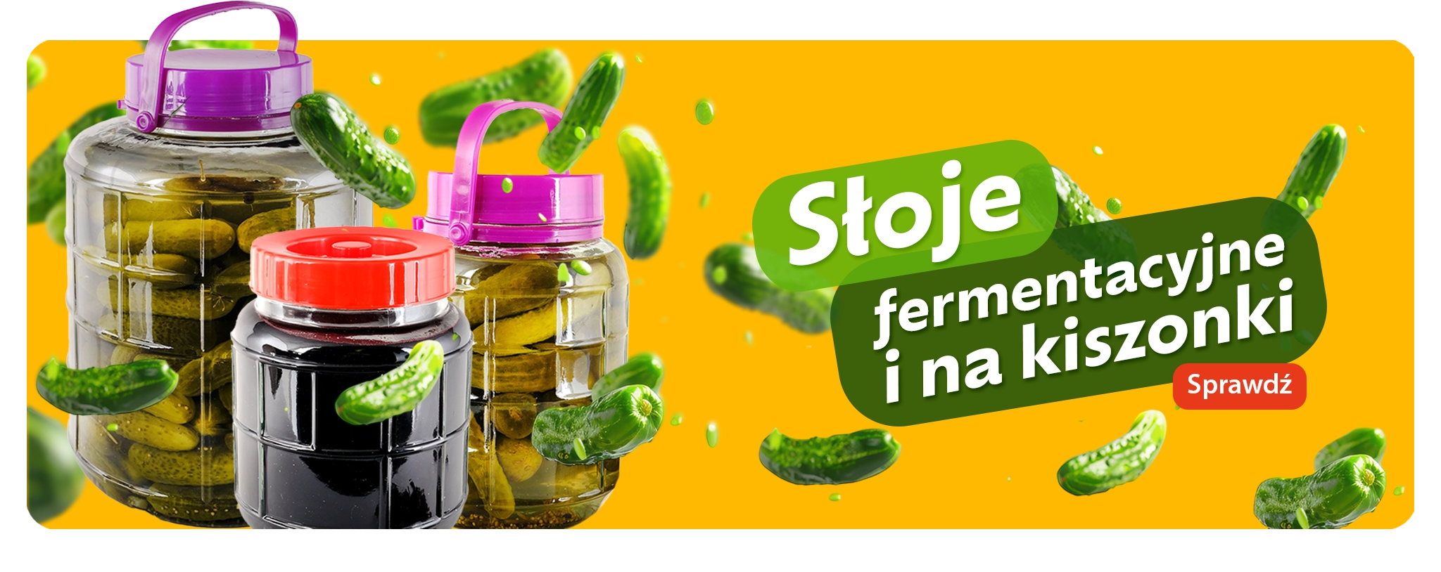 Mega wybór pojemności - słoje wielofunkcyjne Malinowynos.pl