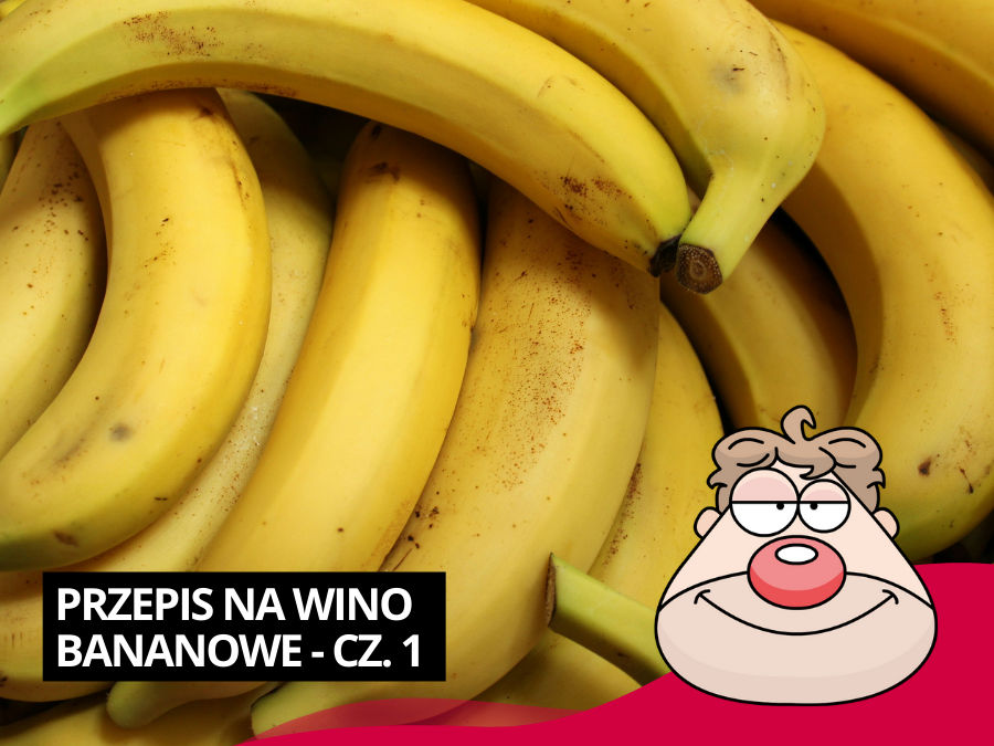 Przepis na wino bananowe wg Malinowynos.pl
